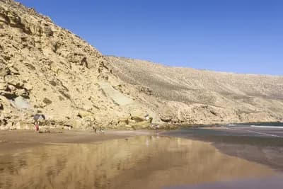 Imsouane bay and its long wave